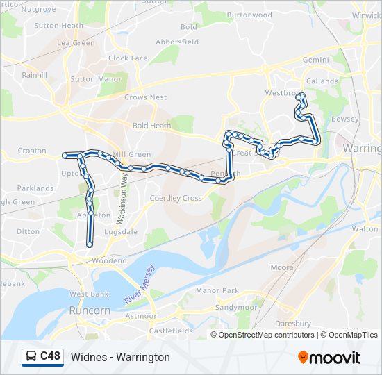 C48 Bus Line Map