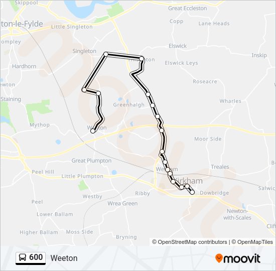 600  Line Map