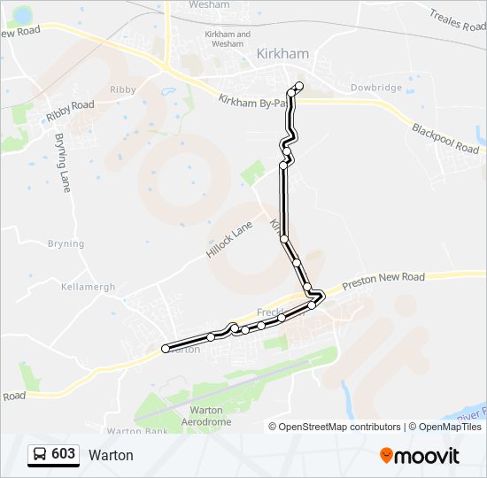 603 Route Schedules Stops Maps Warton Updated 603-route-schedules-stops-maps-warton-updated
