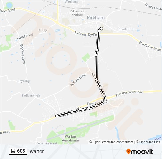 603  Line Map