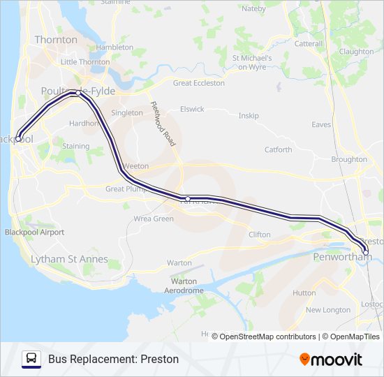 NORTHERN bus Line Map