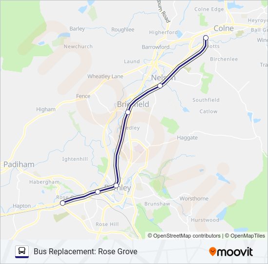 NORTHERN Bus Line Map