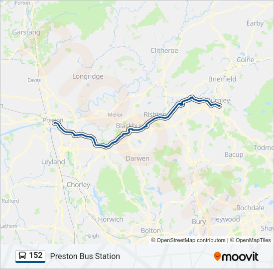 152 Route Schedules Stops Maps Preston Bus Station Updated 152-route-schedules-stops-maps-preston-bus-station-updated