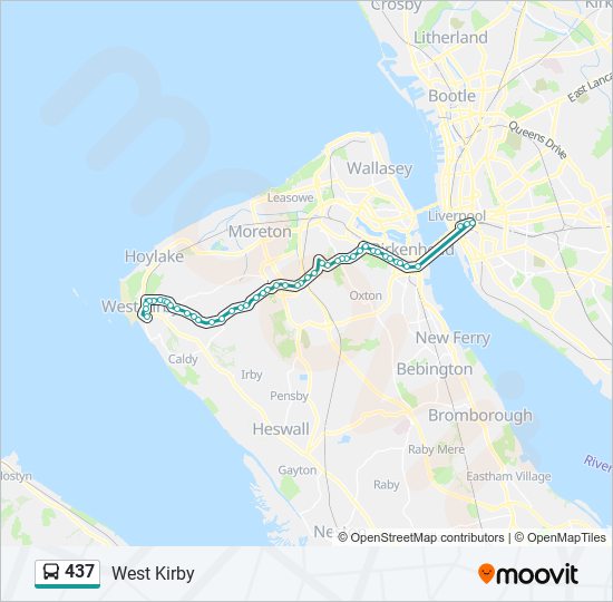 437 Route: Schedules, Stops & Maps - West Kirby (updated)