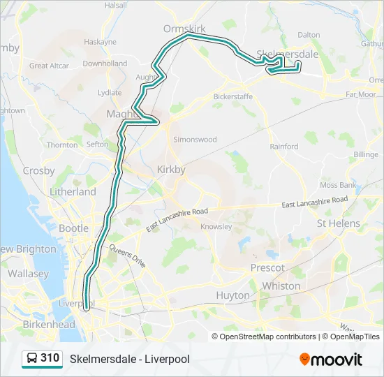 310 Bus 310 Route: Schedules, Stops & Maps - Concourse (Updated)