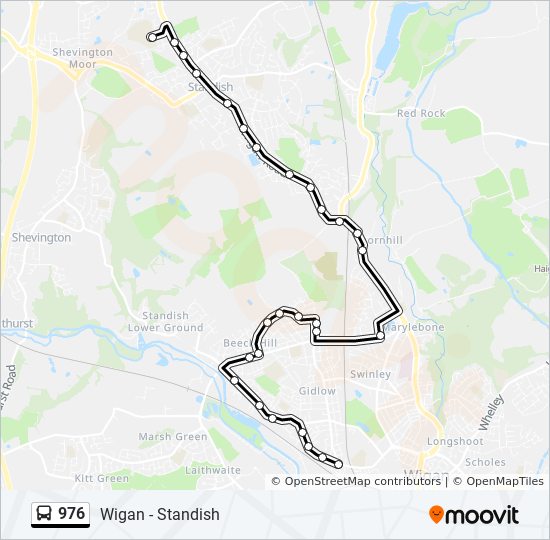 Bus 976 Route Map 976 Route: Schedules, Stops & Maps - Standish (Updated)