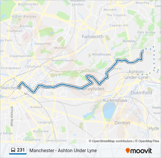 231  Line Map