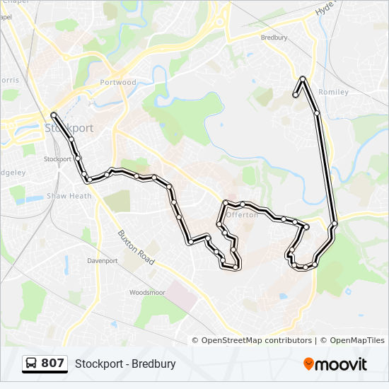 Bus 807 Route Map 807 Route: Schedules, Stops & Maps - Harrytown (Updated)