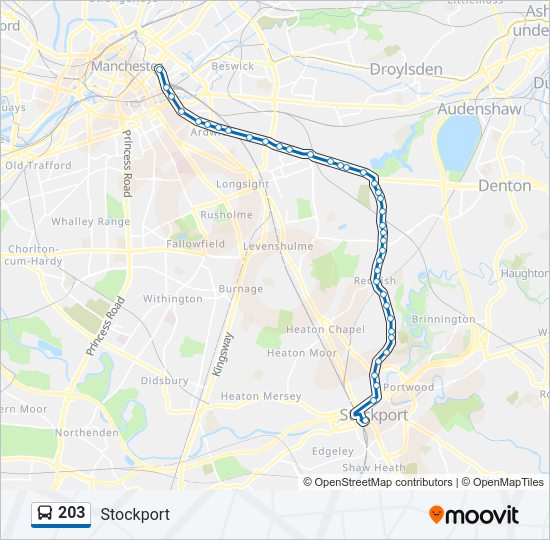 203  Line Map