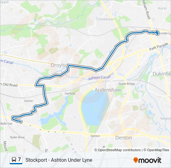 7 bus Line Map