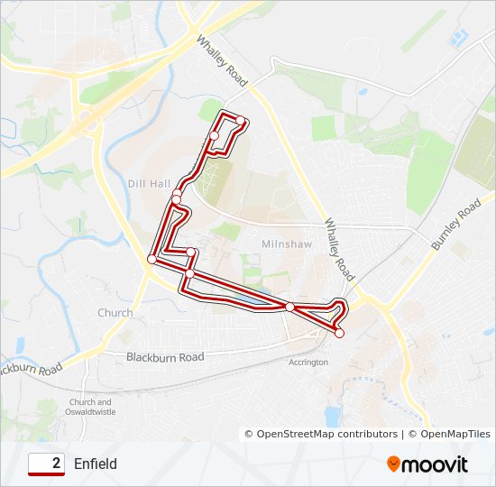 2 Route Schedules Stops And Maps Enfield Updated