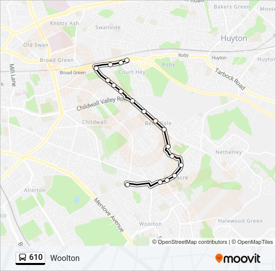 610 Commuter Bus Schedule 2025