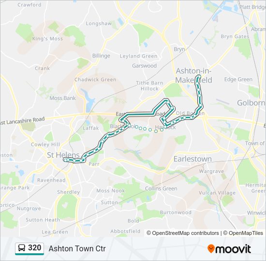 320 Bus Line Map