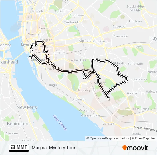 MMT Bus Line Map