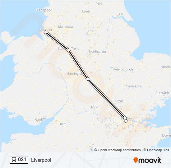 021 bus Line Map