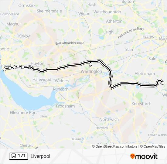 171 Route: Schedules, Stops & Maps - Liverpool (Updated)
