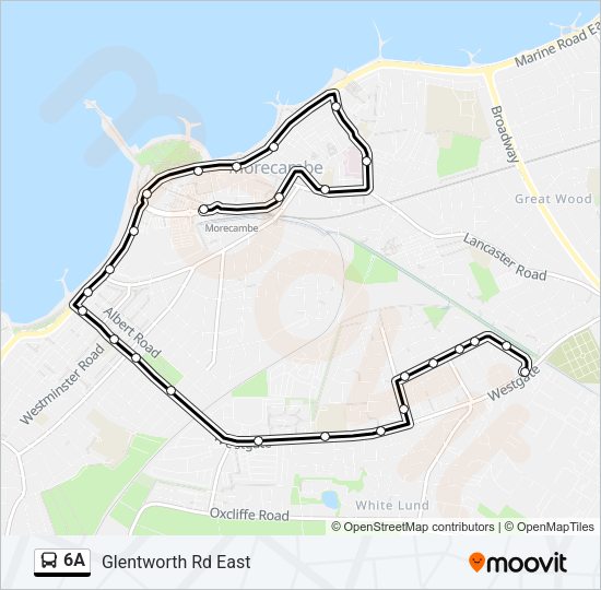 6A Bus Line Map