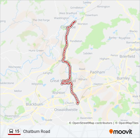 Cct Bus Schedule Route 15 15 Route: Schedules, Stops & Maps - Chatburn Road (Updated)