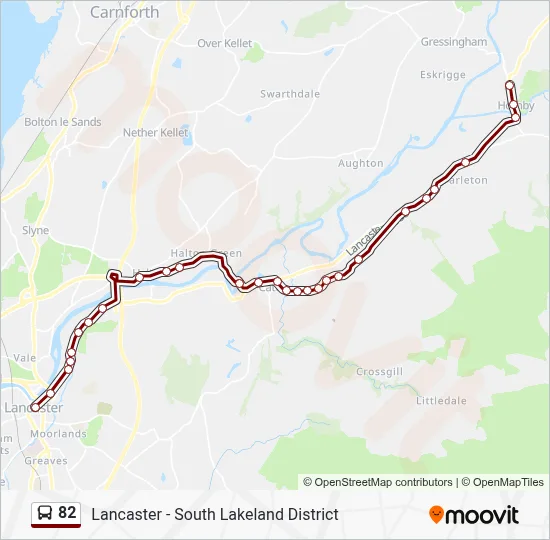 82 Route: Schedules, Stops & Maps - High School (Updated)