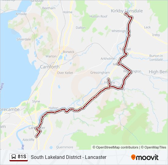 81s Route Schedules, Stops & Maps Lancaster City Centre (Updated)