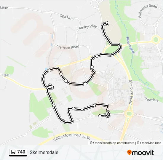 740 Route: Schedules, Stops & Maps - Pennylands (Updated)