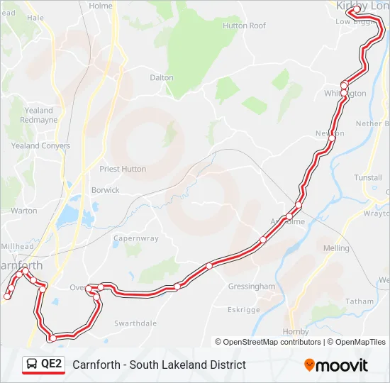 QE2  Line Map