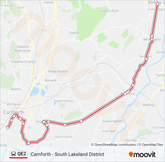 QE2  Line Map