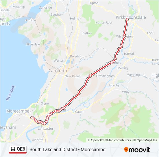QE6  Line Map