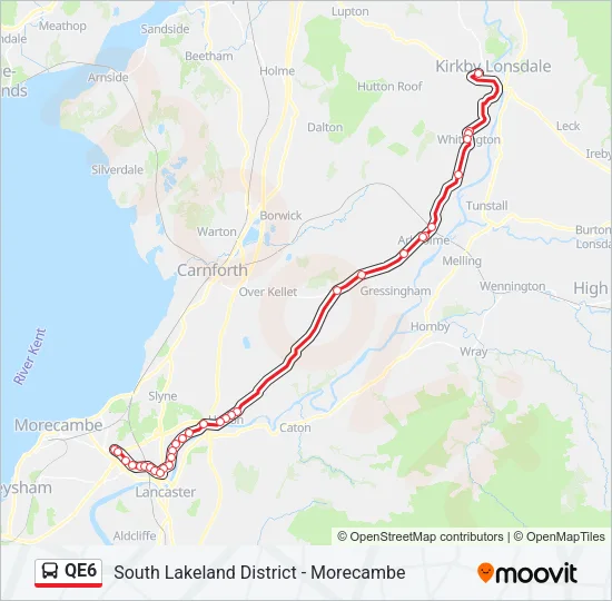 QE6  Line Map