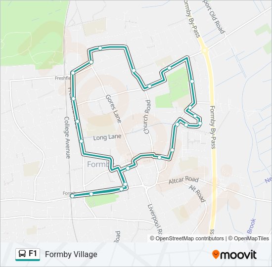 F1 Bus Line Map