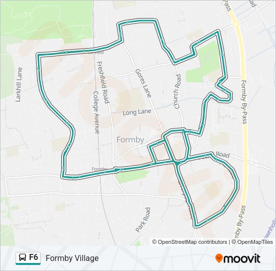 F6 Bus Line Map