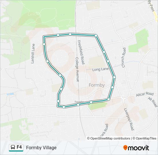 F4 Bus Line Map