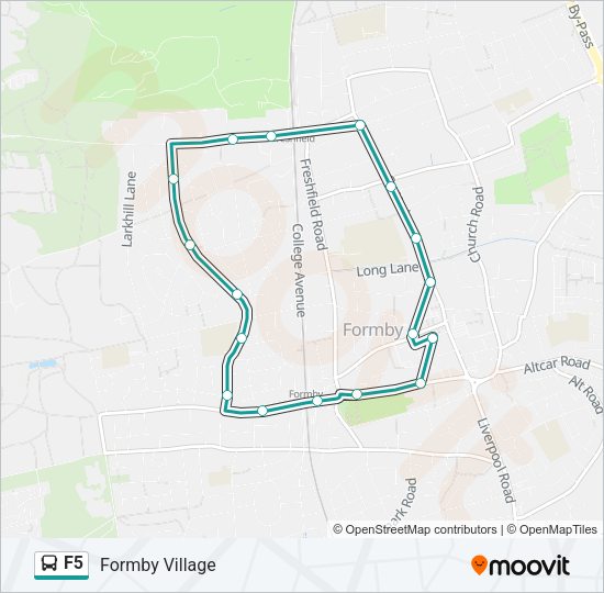 F5 Bus Line Map