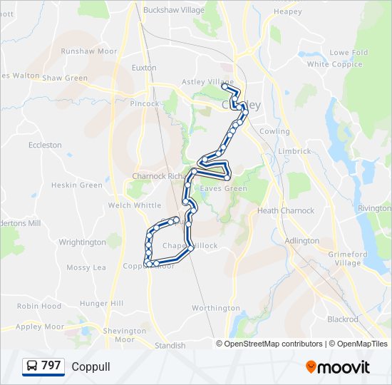 797 Bus Line Map