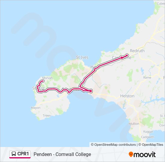 cpr1 Route: Schedules, Stops & Maps - Pendeen (Updated)