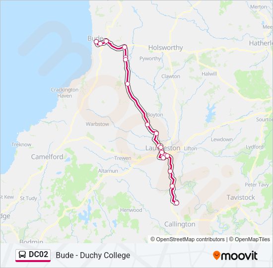 DC02 Bus Line Map