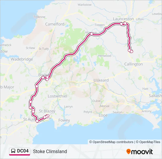DC04 Bus Line Map