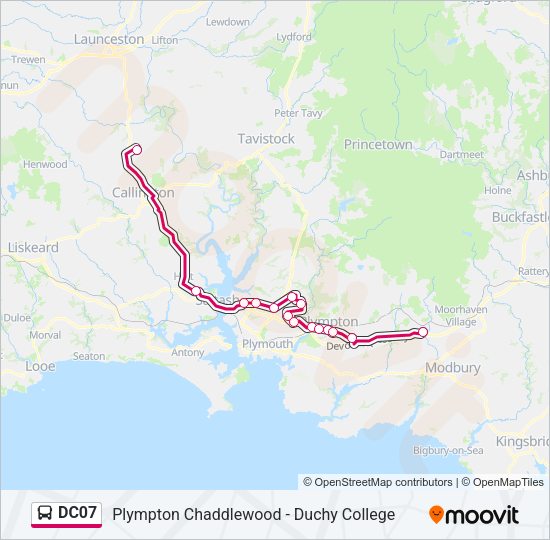 DC07 Bus Line Map