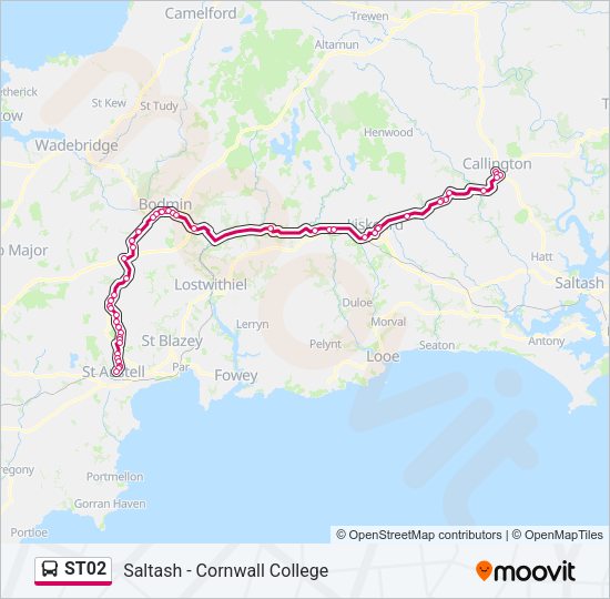 ST02 Bus Line Map