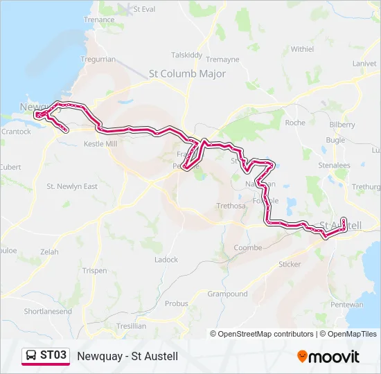 ST03 Bus Line Map