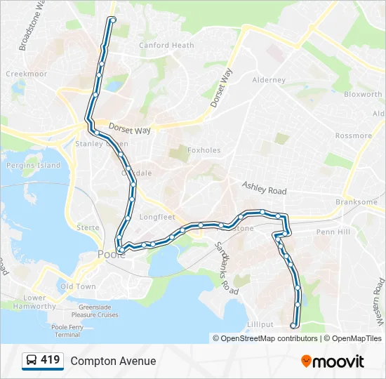 419 Route: Schedules, Stops & Maps - Compton Avenue (Updated)