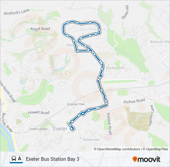 A Bus Line Map