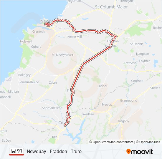 N91 Route: Schedules, Stops : Bus-line N91: Schedule, Stops ...