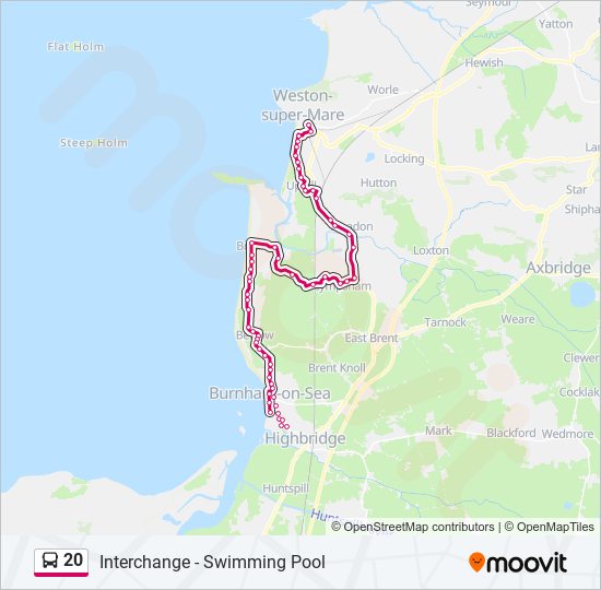 20 Route Schedules, Stops & Maps WestonSuperMare (Updated)