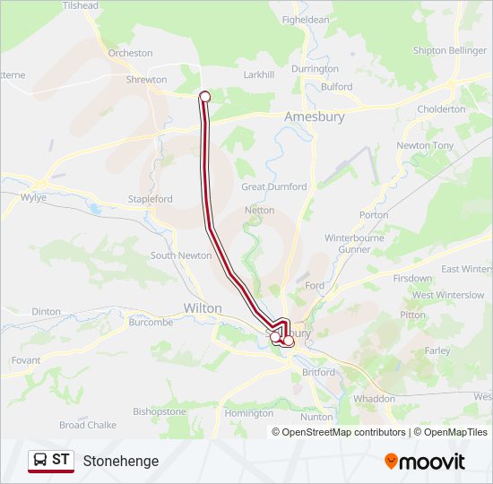 ST Bus Line Map