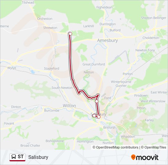 ST Bus Line Map