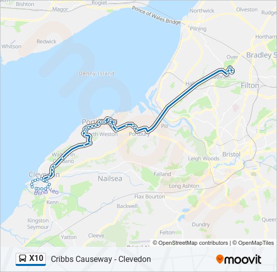 X10 bus Line Map