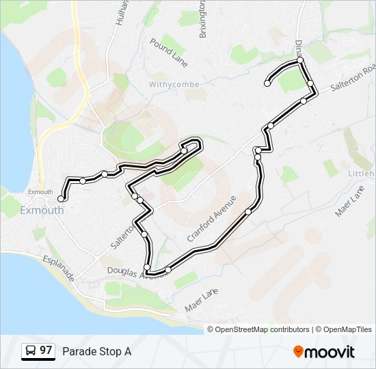 97 Bus Line Map