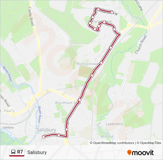 R7 Route: Schedules, Stops & Maps - Salisbury (Updated)
