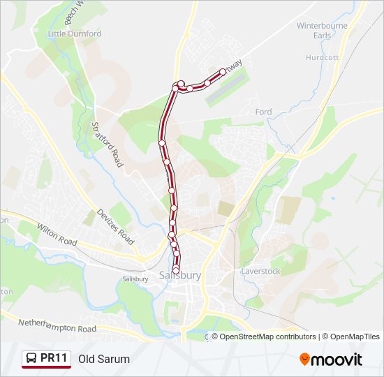 PR11 Bus Line Map